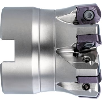 Fresas de alto avanço com pastilhas intercambiáveis com fixação tipo shell Fresas de alto avanço com pastilhas intercambiáveis com fixação tipo shell