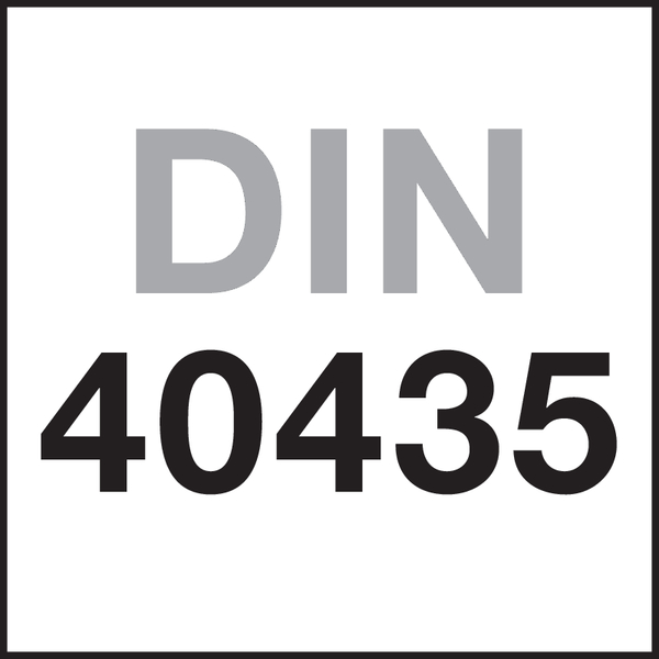 Norm: DIN 40435